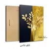 تابلو دکوراتیو مشکی طلایی T0081