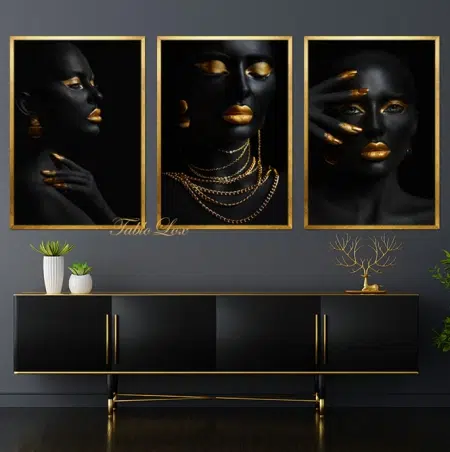 تابلوی زن سیاه پوست T252