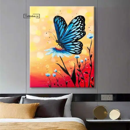 تابلو نقاشی پروانه TB0095