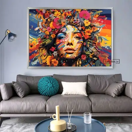 تابلو چهره مدرن T649
