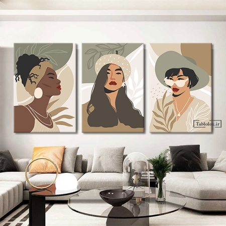 تابلو مینیمال دخترانه T698